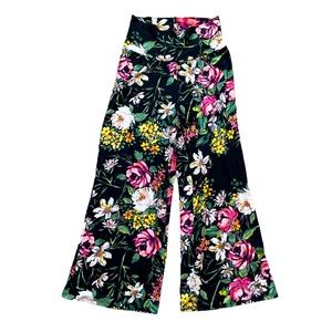 Floral Wide-leg loungers